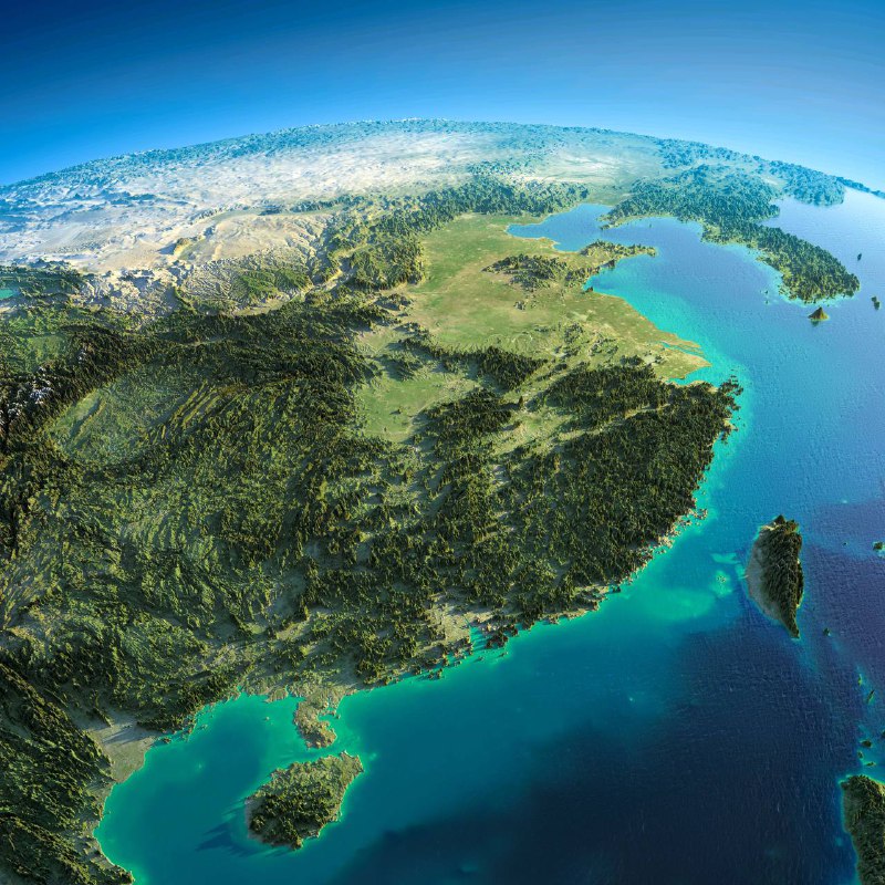 世界各地三维地形图